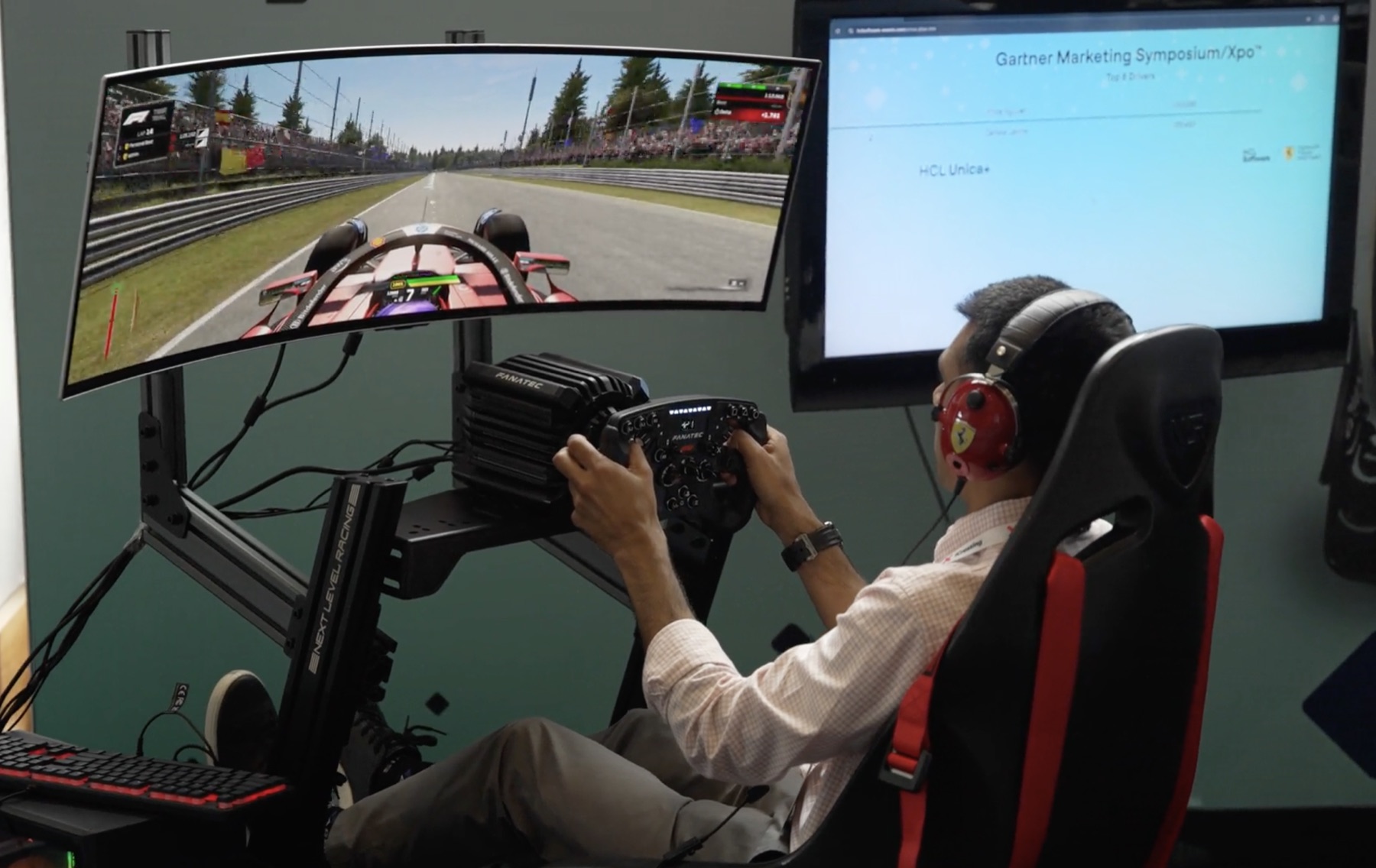 HCL Software event gaming experience
